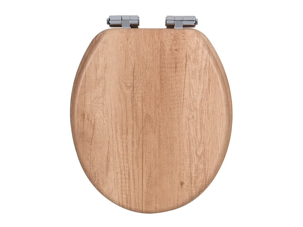 Wenko WC-bril MDF licht eik