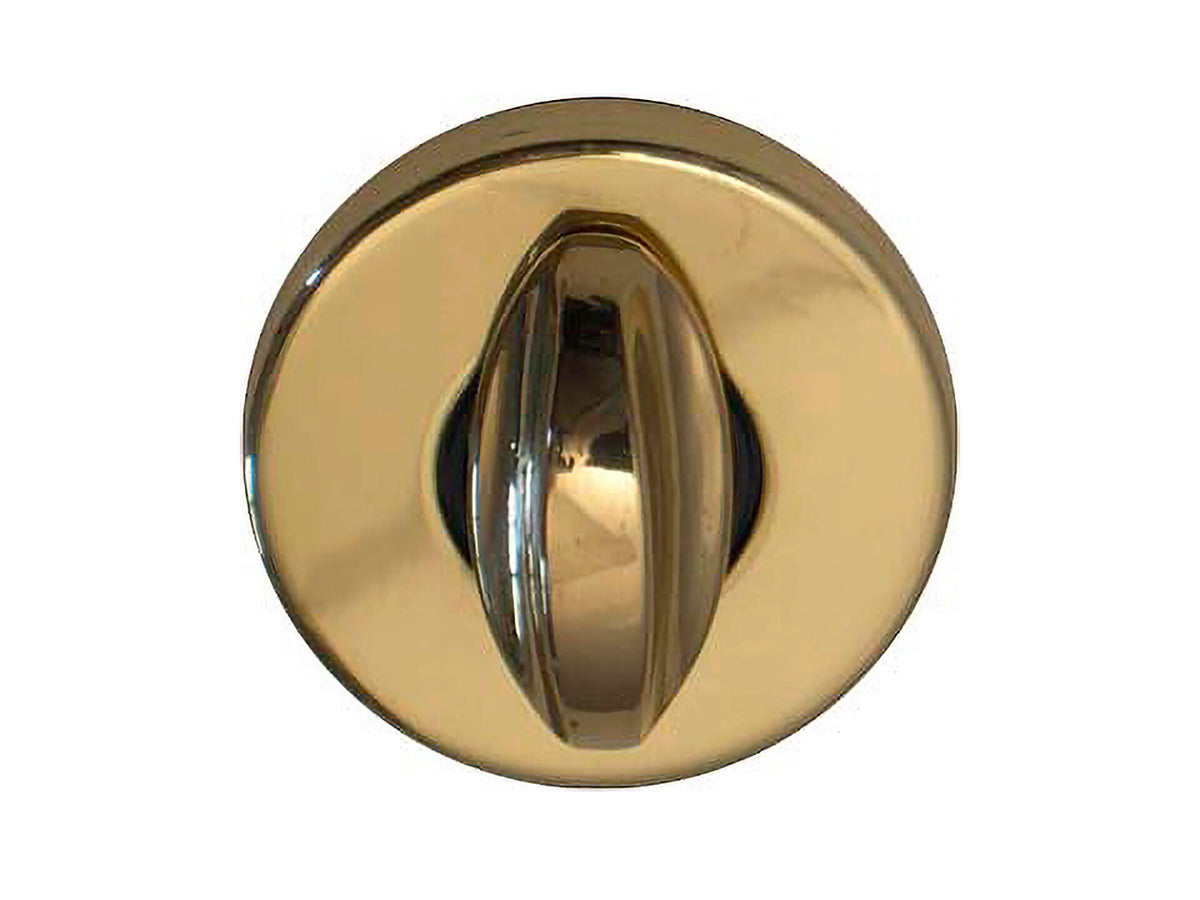 Linea Bertomani WC-slot met rozet 50mm messing gepolijst