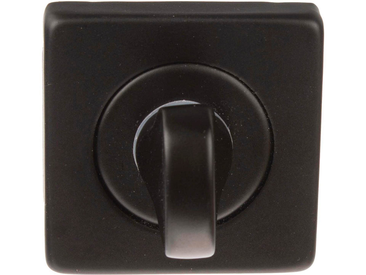 Linea Bertomani WC-slot met rozet 50x50 mm aluminium zwart