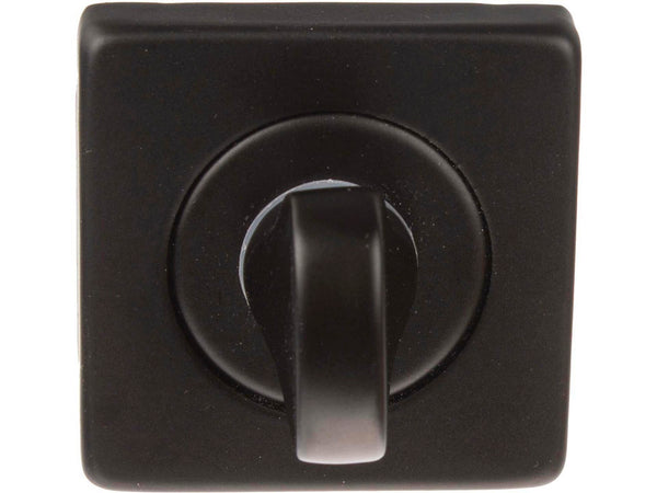 Linea Bertomani WC-slot met rozet 50x50 mm aluminium zwart
