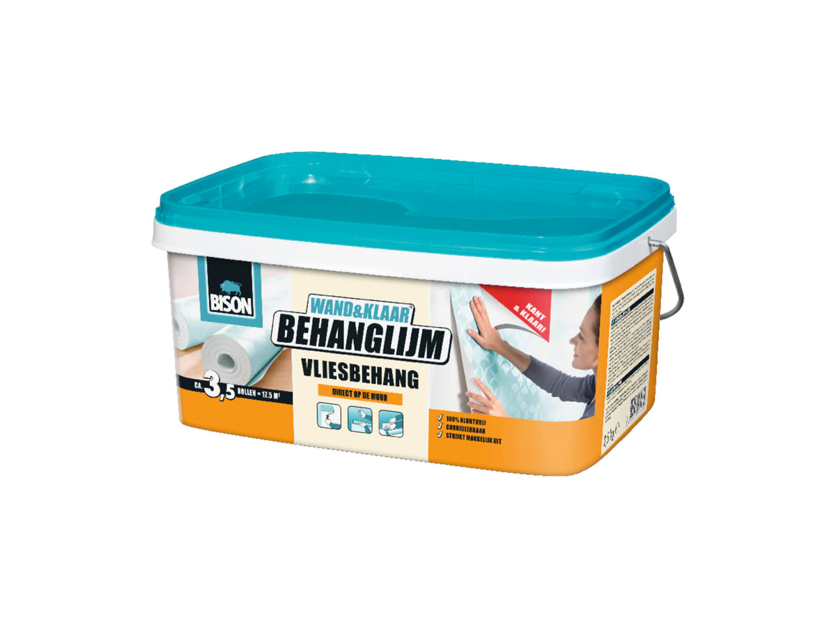 Bison Wand&Klaar behanglijm voor vliesbehang 2,5kg