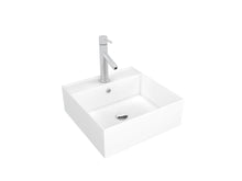 Aurlane Wastafel Fjord opbouw 40x40x14 wit