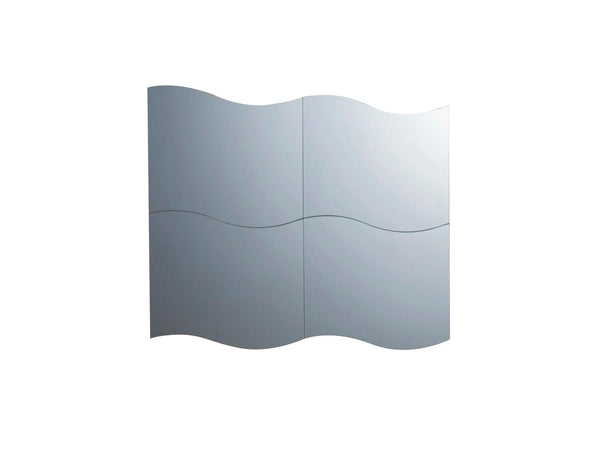 Lafiness Wave miroir 33x30 cm 4 pièces