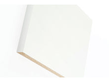 Werkblad recht 305x64x4 cm wit
