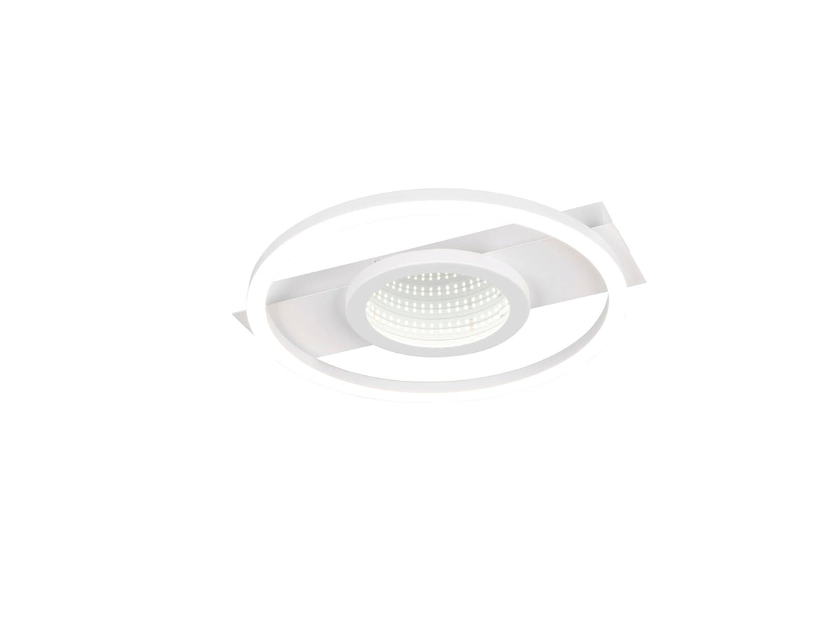 Reality Wheeler LED plafondlamp 16W mat wit