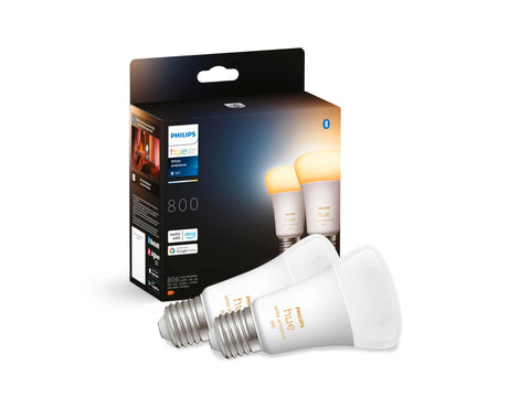 Philips Hue White Ambiance LED lamp E27 9W dimbaar 2 stuks