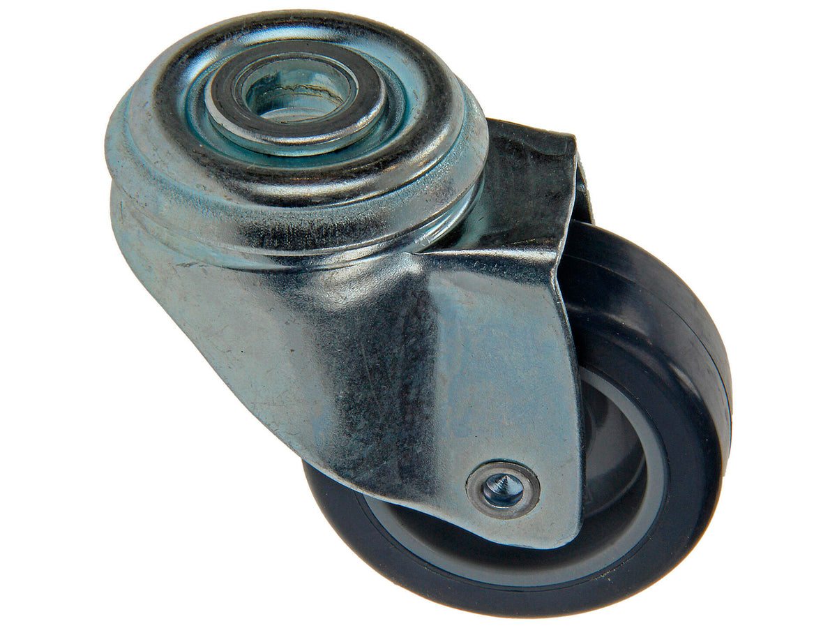 Mack Wiel 50mm met 2 lagers en gat rubber