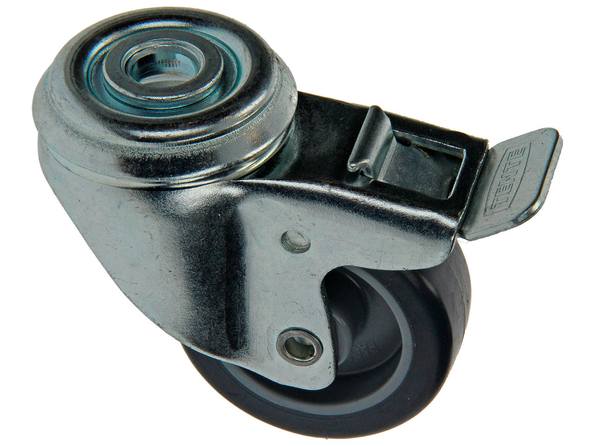 Mack Wiel 50mm met 2 lagers en rem rubber