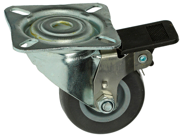 Mack Roulette à frein 50mm platine caoutchouc