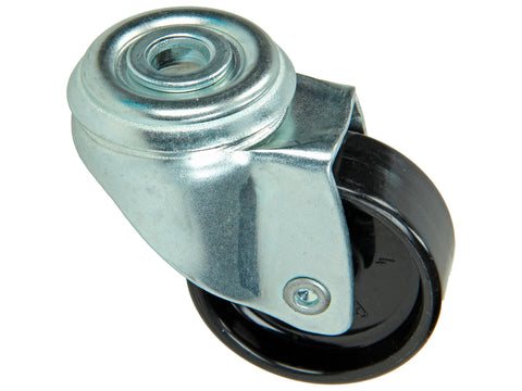 Mack Wiel 50mm met gat en kogellager polyamide