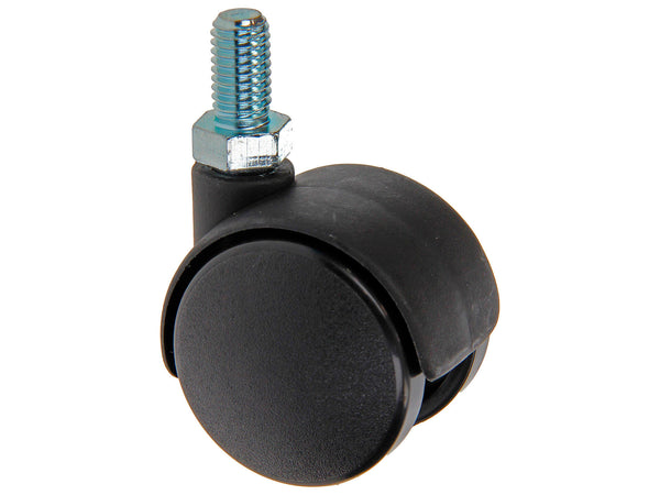 Mack Wiel dubbel 35mm met schroefdraad polyamide