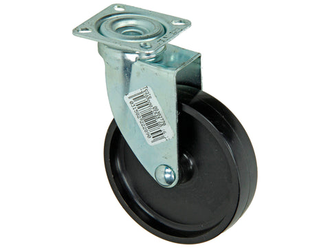 Mack Wiel met plaat en kogellager 77mm polyamide