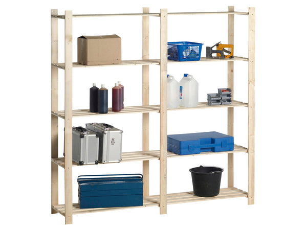 Practo Home Woody Rack étagère 175x175x40 cm bois