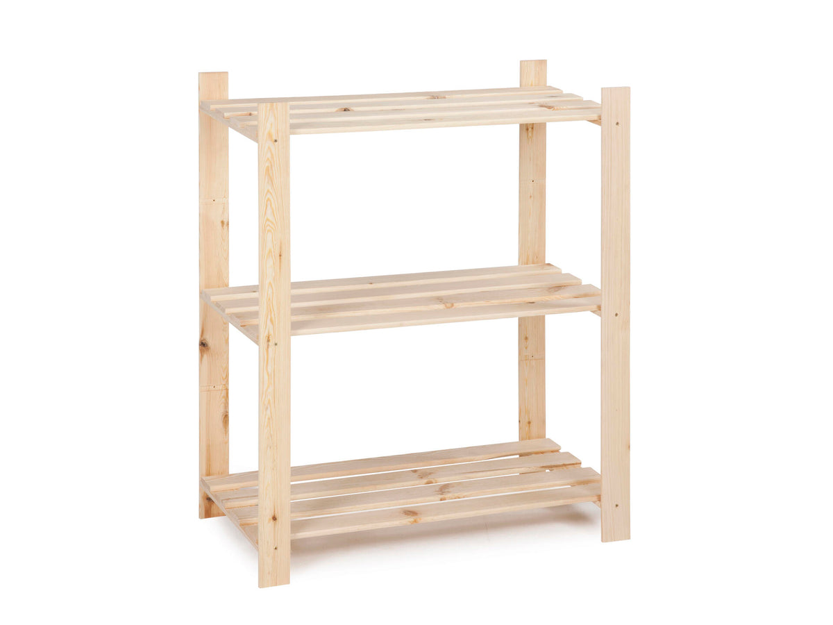 Practo Home Woody Rack opbergrek 95x80x40 cm hout