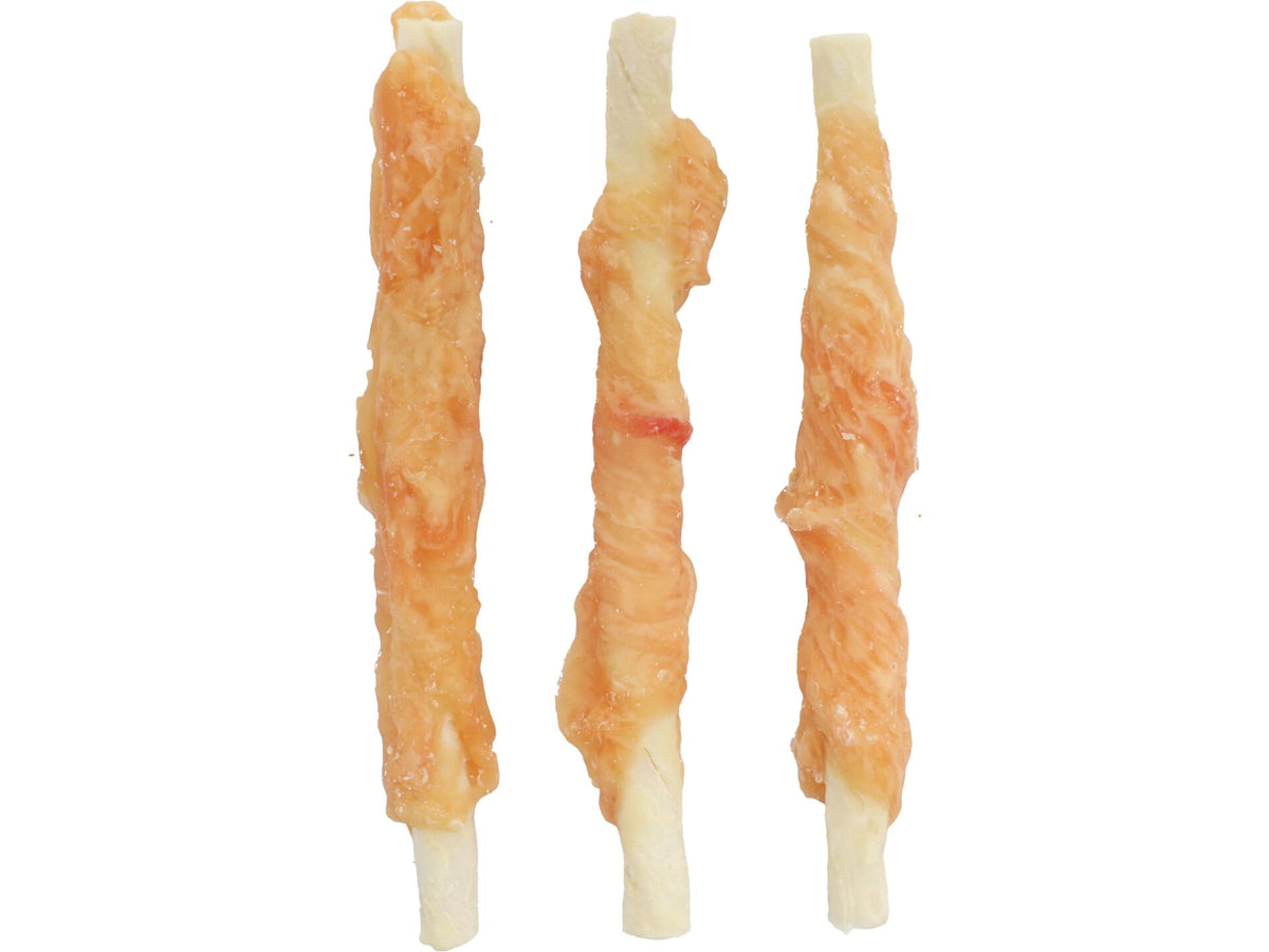 Flamingo Wrapped Sticks hondensnack kip 12cm 350g