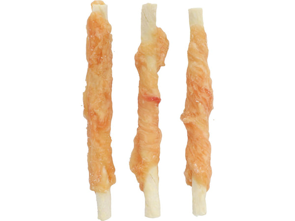 Flamingo Wrapped Sticks hondensnack kip 12cm 350g