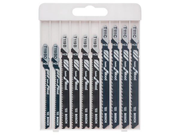 Bosch Professional X-ProLine decoupeerzaagbladenset hout 10-delig