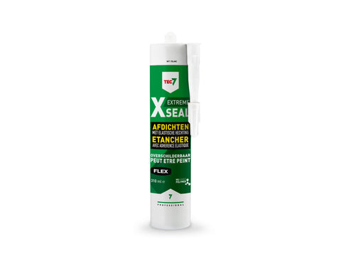 Tec7 X-Seal overschilderbare afdichtingskit 310ml wit