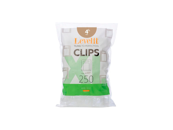 Levelit XL spacer clips 4mm 250 pièces