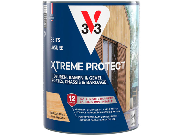 V33 Xtreme Protect lasure portes & chassis 0,75l incolore