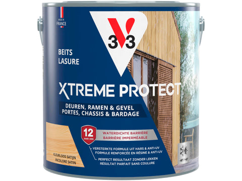 V33 Xtreme Protect beits deuren & ramen 2,5l kleurloos