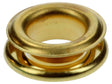 Mack Zeilringen 8mm messing 14 stuks