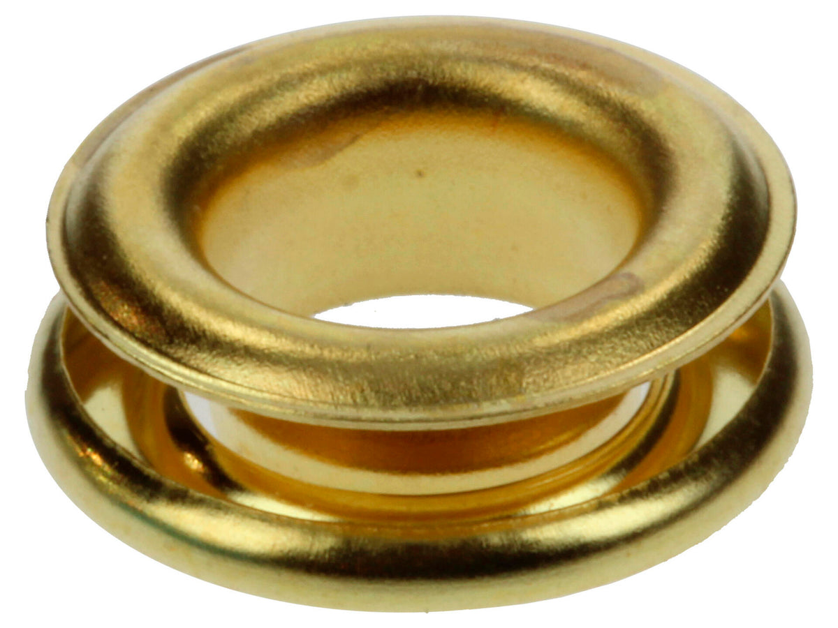 Mack Zeilringen 8mm messing 14 stuks