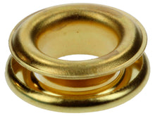 Mack Zeilringen 8mm messing 14 stuks