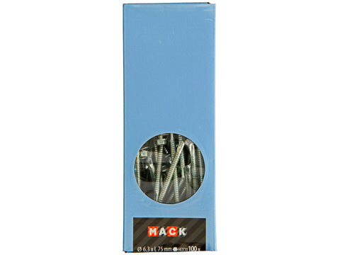 Mack Zelfborende schroeven H10 75x6,3 mm verzinkt 100 stuks