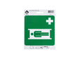 Zelfklevend pictogram brancard 15x15 cm