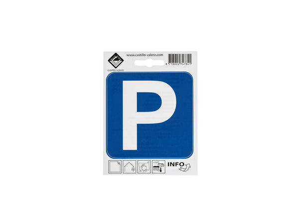 Zelfklevend pictogram parking 10x10 cm