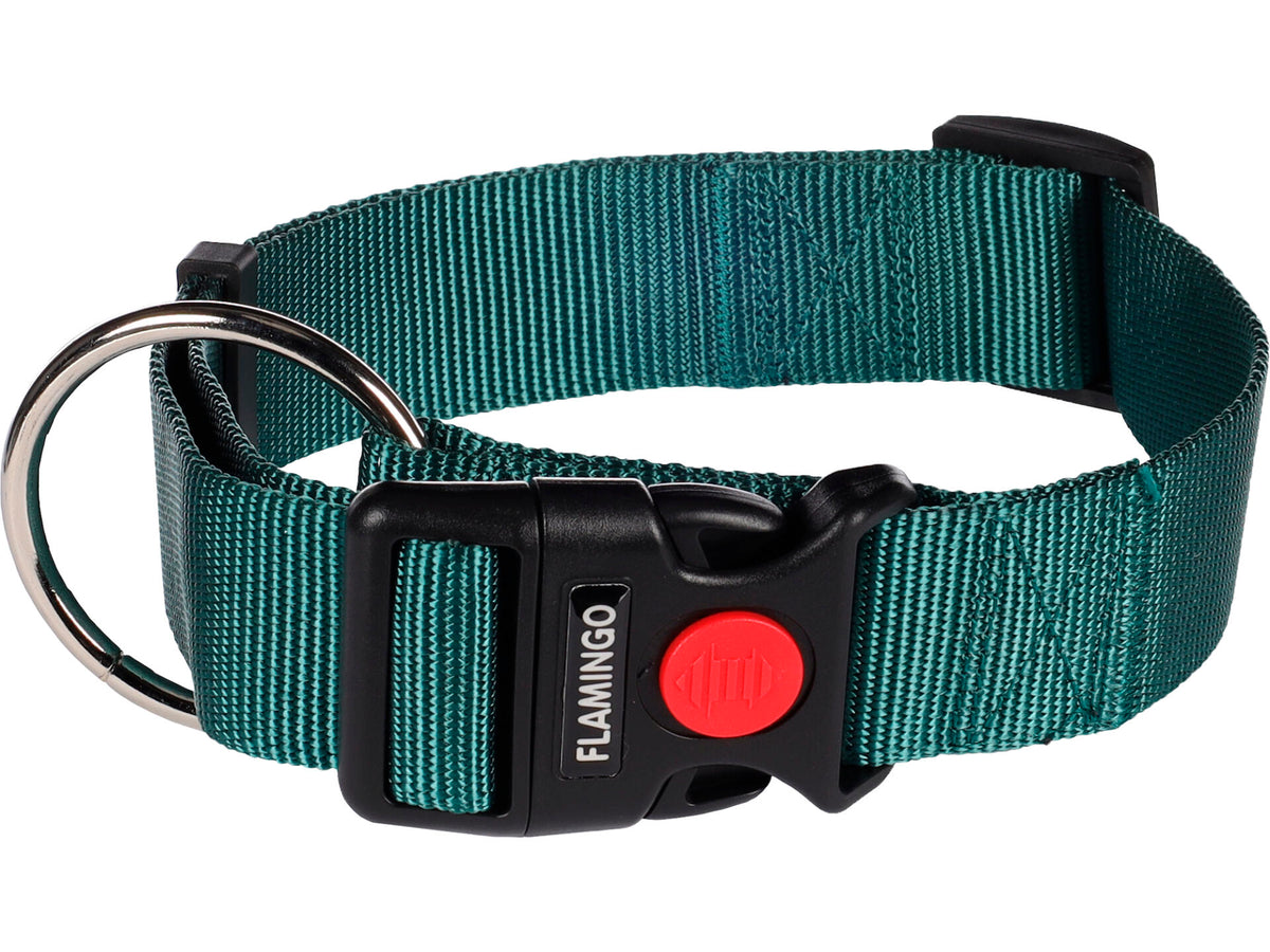 Flamingo Ziggi halsband hond 55-75 cm groen