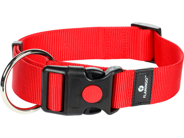 Flamingo Ziggi halsband hond 55-75 cm rood