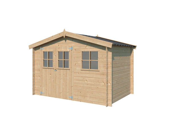 Gardenas Zurich houten tuinhuis 295x205 cm onbehandeld