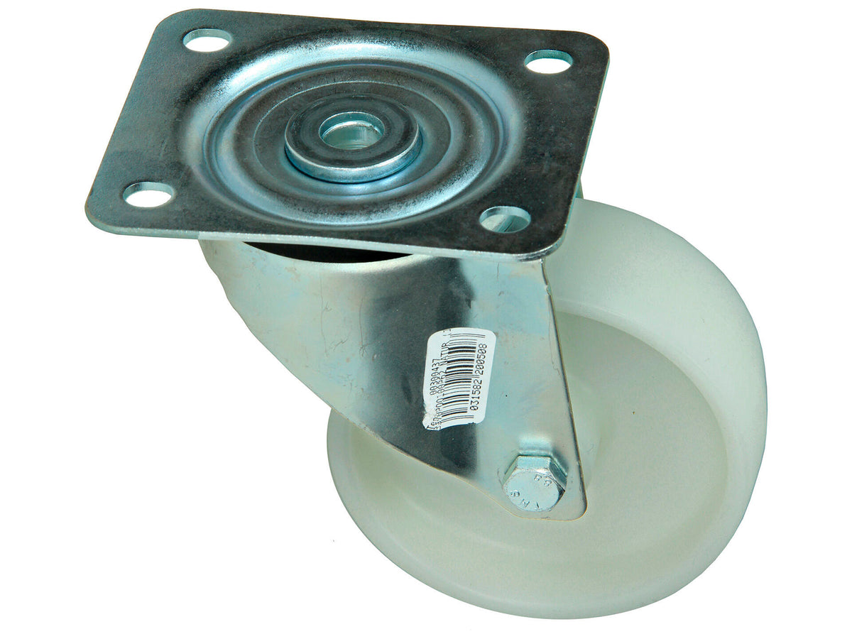 Mack Zwenkwiel 100mm met plaat en glijlager nylon