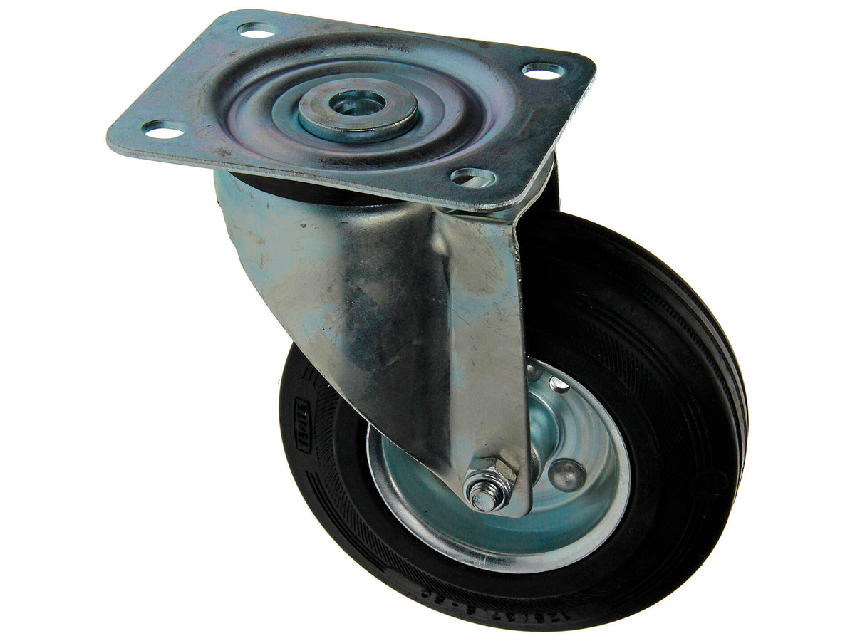Mack Zwenkwiel 125mm met lager en plaat rubber