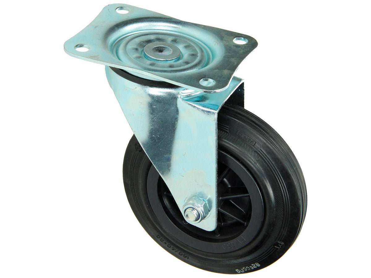Mack Zwenkwiel 160mm met plaat en rollager rubber