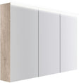 Spiegelkast COFFEE 3 deuren 1200MM 4250K eiken Decor flanel