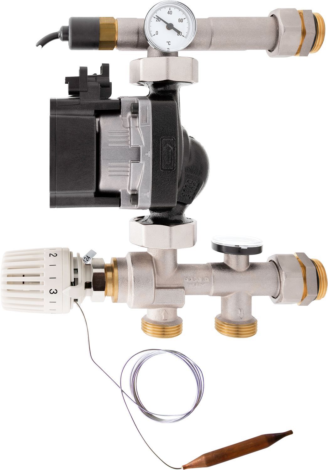 Mengunit met pomp voor vloerverwarmingscollector d-floor
