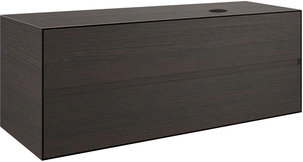 ONDERBOUW 2LADES+TABLET VOOR OPBOUWLAVABO RECHTS TENSO 140CM ZONDER KRAANGAT WENGE