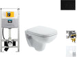 WALLFIX OLI HANGWC D-CODE COMPACT DURAVIT CODE BLINK ZWART
