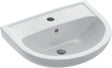 LAVABO SAVAL PRO VB 55-43,5CM BLANC