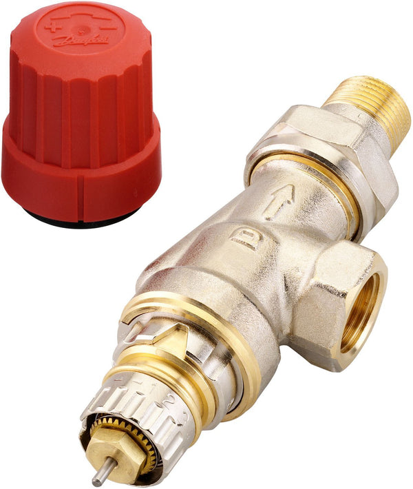 THERMOST.RAD.KR.DANFOSS HAAKS VERKEERD 3/8"MF