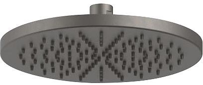 Hoofddouche icona classic 250MM fantini zonder ARM mat gun metal pvd