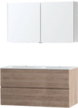 MEUBLE MOLTO CHENE NATUREL 120 PORCELAINE ARMOIRE TOILETTE