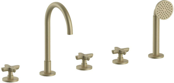 5 Gats mengkraan voor badrand icona classic fantini mat british gold pvd