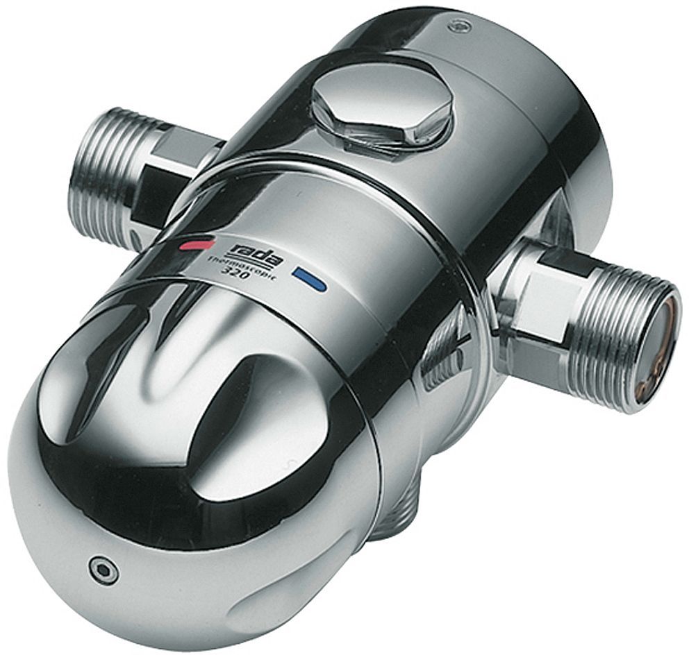 Thermostaat 320M rada opbouw 3/4" 72L/MIN chroom