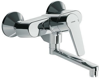 1GREEP Mengkraan keuken muur hansapolo Hansa bek 150MM chroom