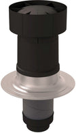 Kit geisoleerde dakdoorvoer d-ventilatie plat 200/180 Ventus