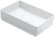Opbouwlavabo neo Q 50X35X13 zonder kraanvlak/overloop xonyx mat wit
